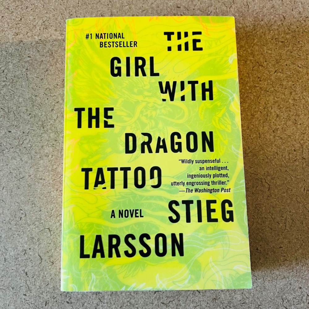 The Girl with the Dragon Tattoo Stieg Larsson Paperback Fiction 9780307454546